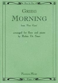 Morning From Peer Gynt - příčná flétna aklavír - from 'Peer Gynt'